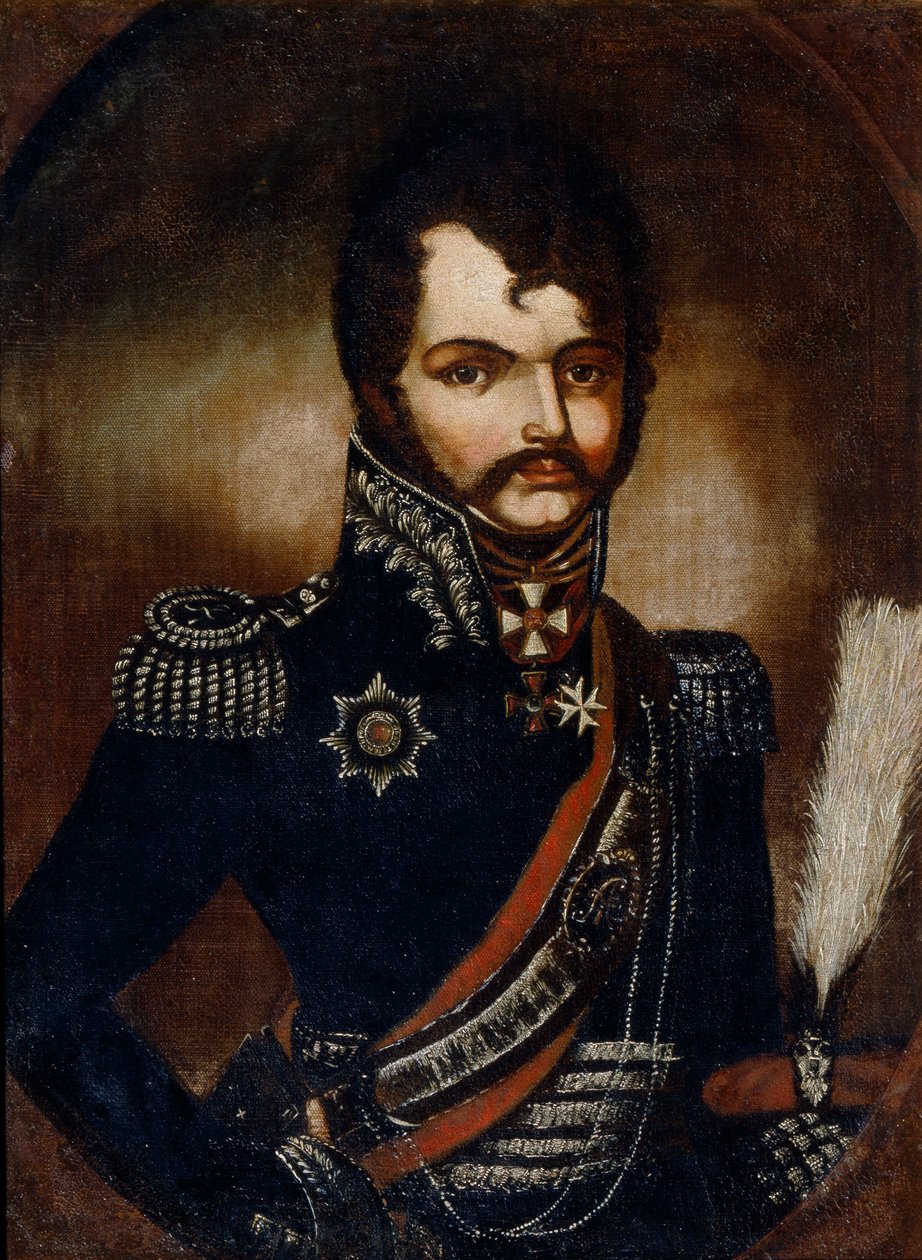 Retrato de Vasily Orlov-Denisov 1775-1843 de Unbekannt