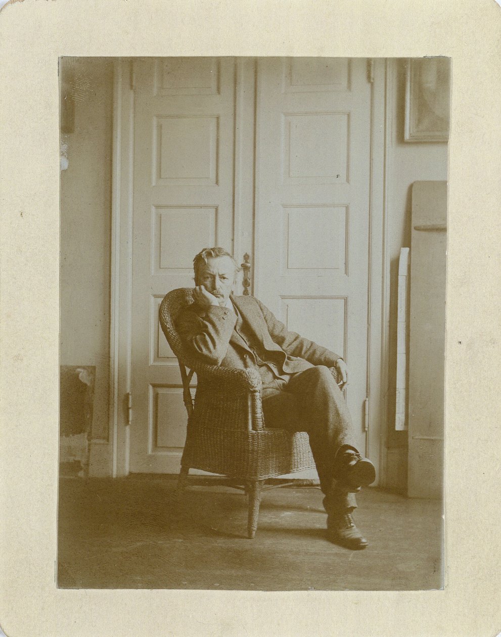 Retrato de Vilhelm Hammershøi 1864-1916 de Unbekannt