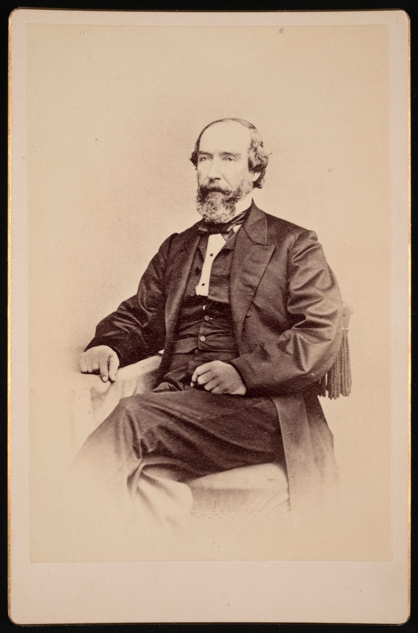 Retrato de Walter Lenox 1817-1874, antes de 1874 de Unbekannt