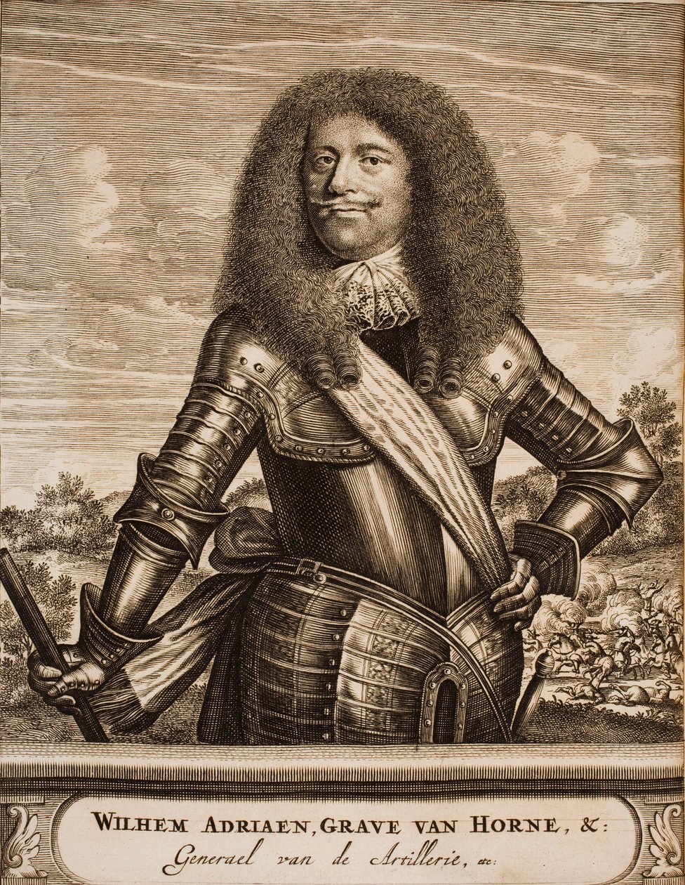 Retrato de Willem Adriaan II van Horne 1633-1694 De: Schauplatz des Krieges, 1675 de Unbekannt
