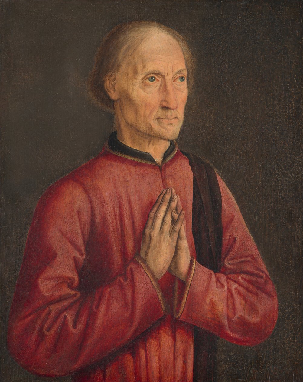 Retrato de un donante de Unbekannt
