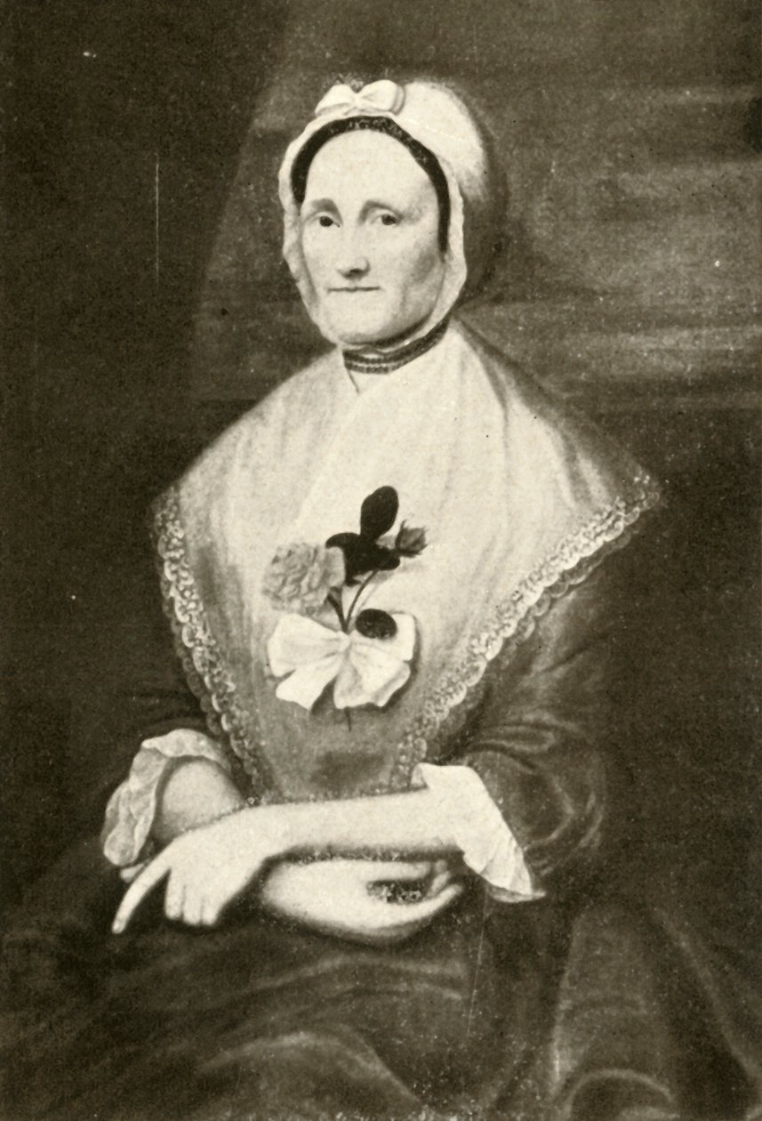 Retrato de una dama holandesa de la colonia de Nueva York de Unbekannt