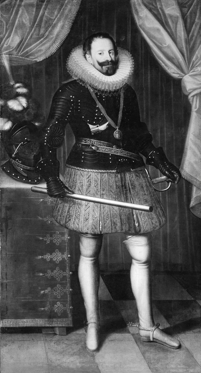 Retrato de un hombre en armadura de Unbekannt
