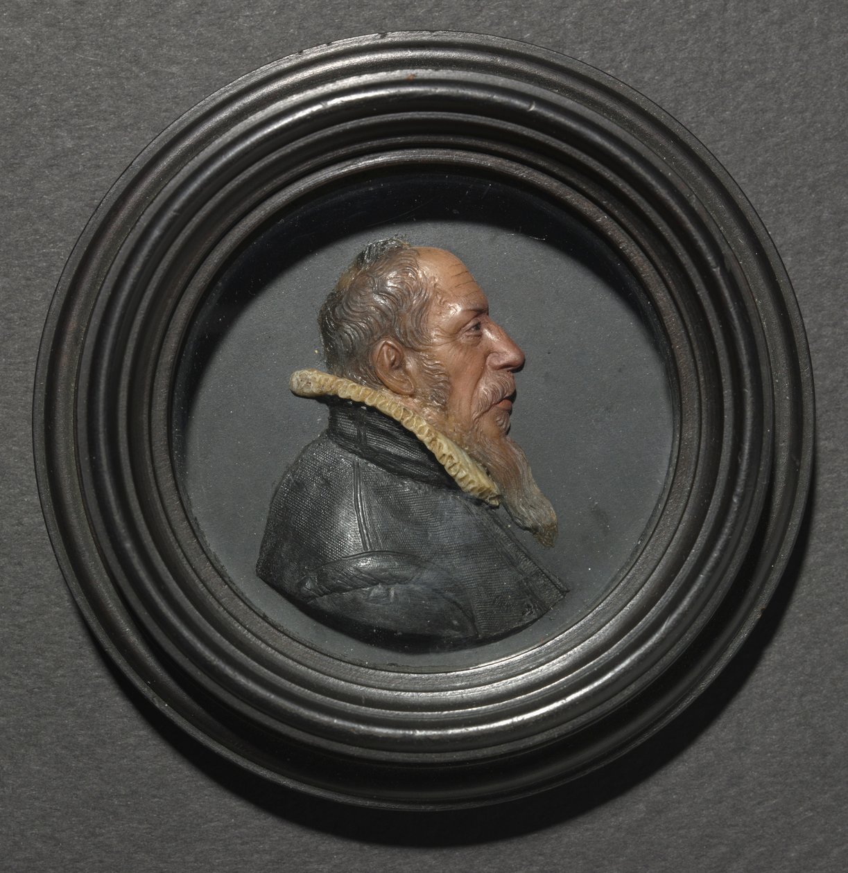 Retrato de un hombre de negro, mediados de 1600s de Unbekannt