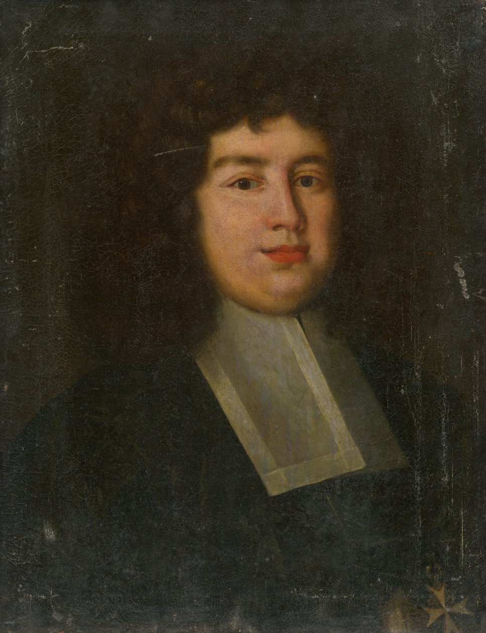 Retrato de un Hombre con Cuello Blanco de Unbekannt