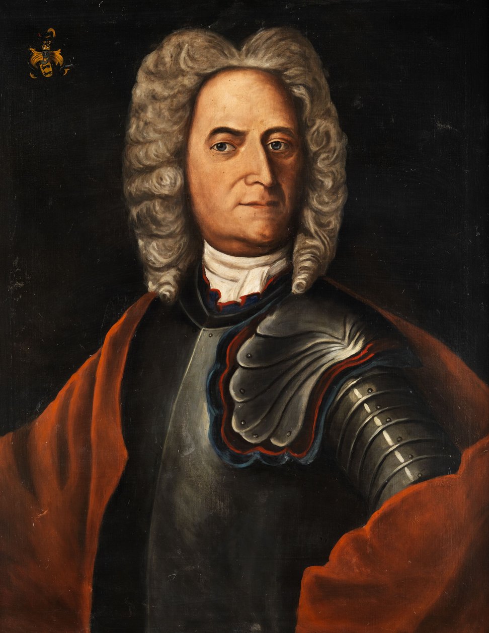 Retrato de un noble con armadura de Unbekannt