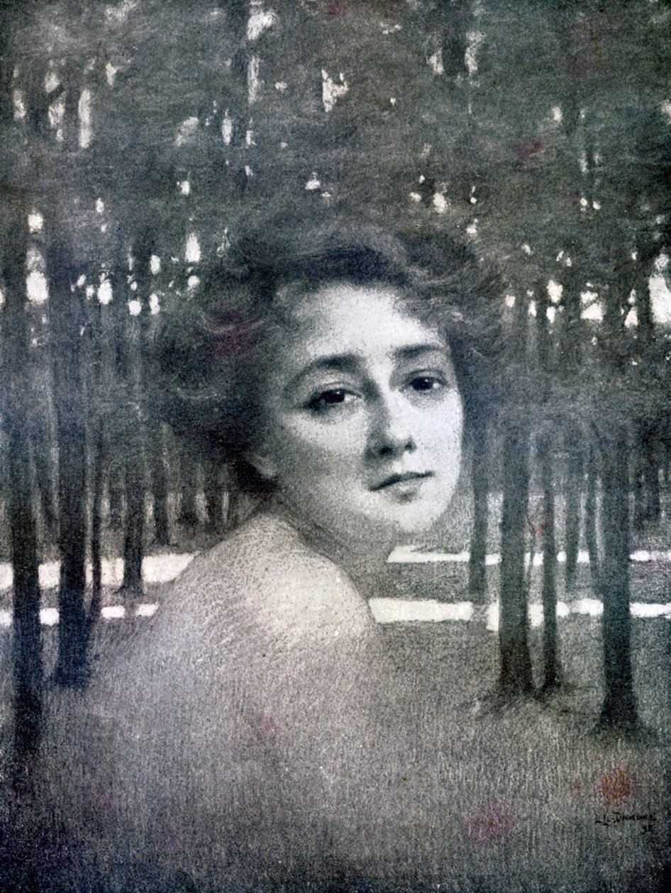 Retrato de una mujer, 1898 de Unbekannt