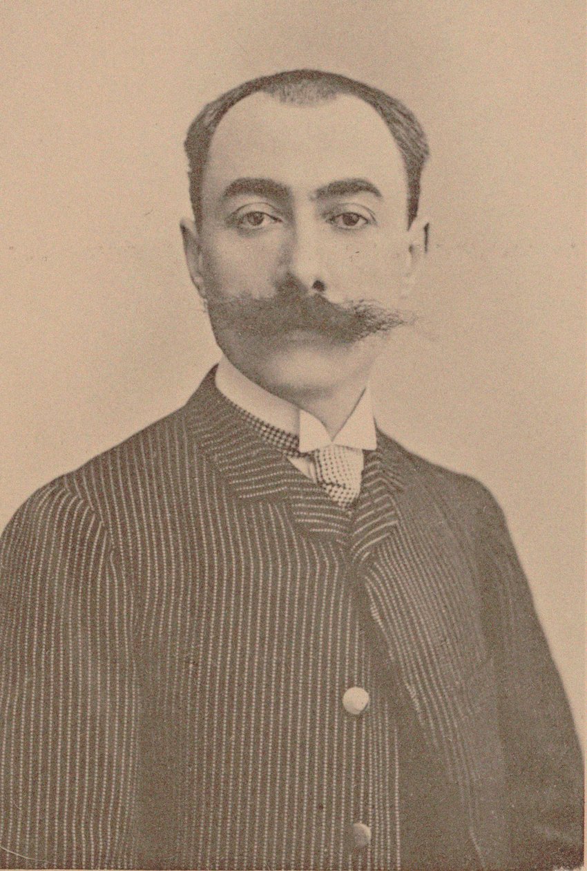 Retrato del pianista y compositor André Messager 1853-1929 de Unbekannt