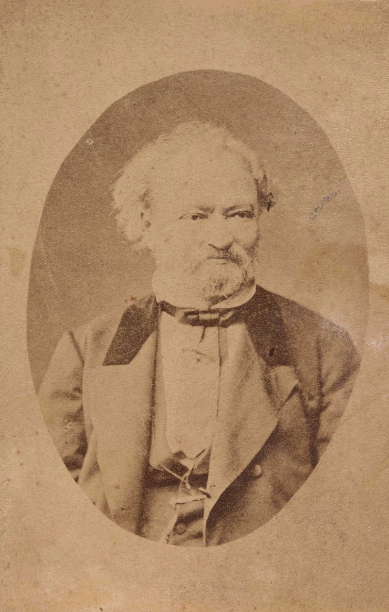 Retrato del pianista y compositor Ferenc Erkel 1810-1893, c. 1875 de Unbekannt