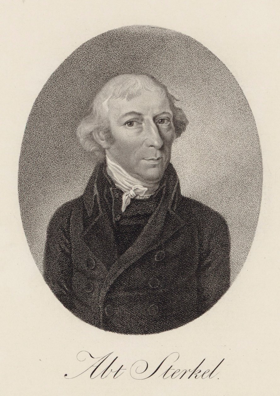 Retrato del pianista y compositor Franz Xaver Sterkel 1750-1817, 1816 de Unbekannt