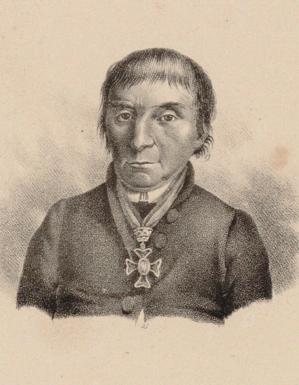 Retrato del pianista y compositor Maximilian Stadler de Unbekannt