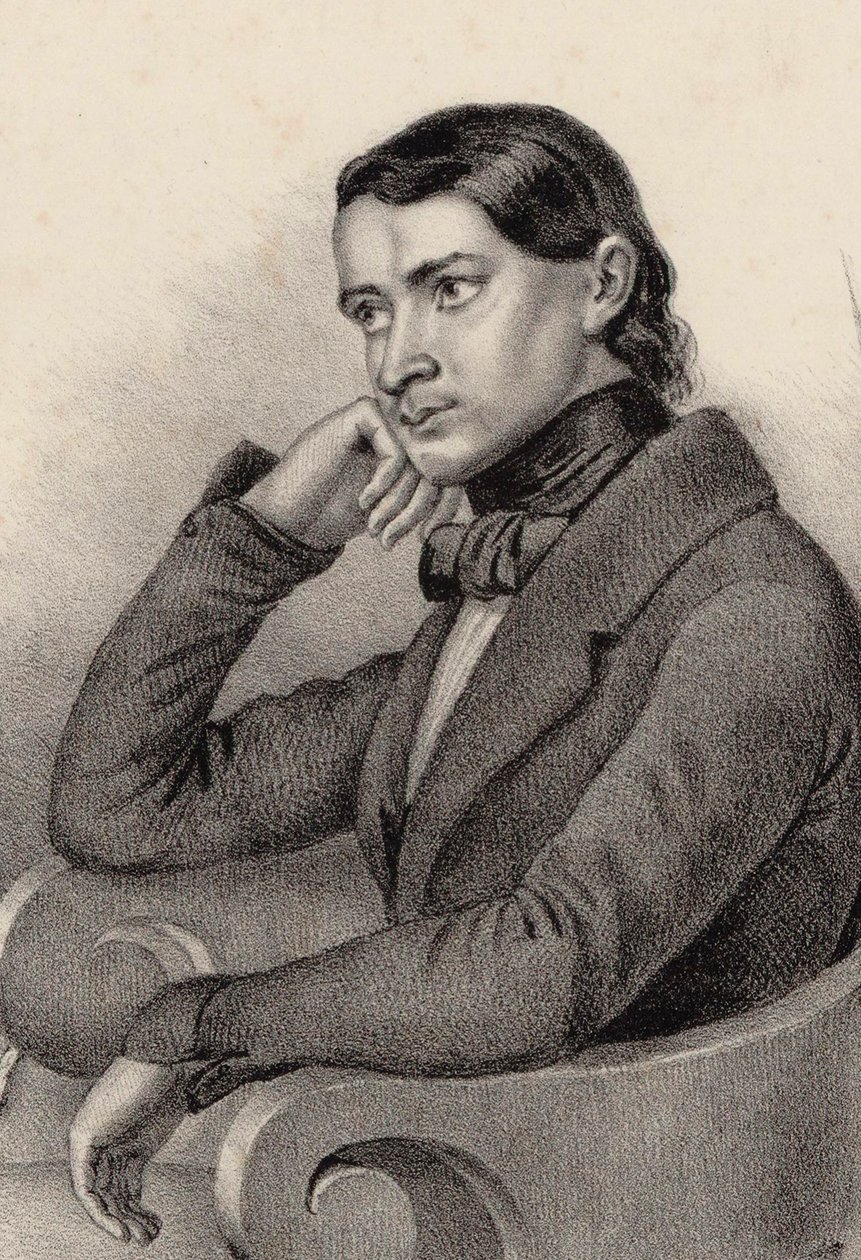 Retrato del compositor Alfred Joly, 1850 de Unbekannt