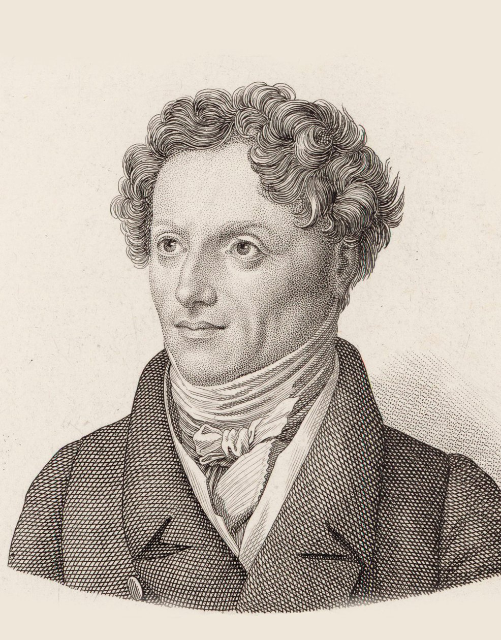 Retrato del Compositor Francesco Morlacchi 1784-1841 de Unbekannt