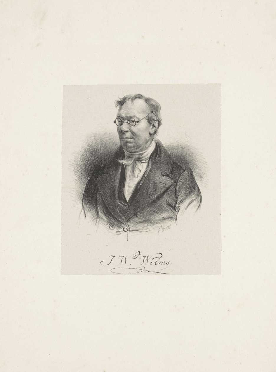 Retrato del Compositor Johann Wilhelm Wilms 1772-1847, 1835 de Unbekannt