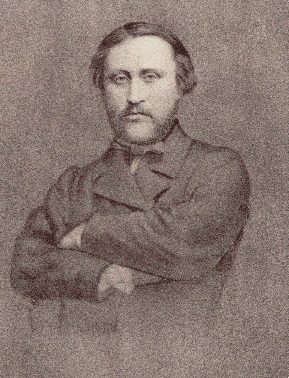 Retrato del compositor Léon Kreutzer 1817-1868 de Unbekannt