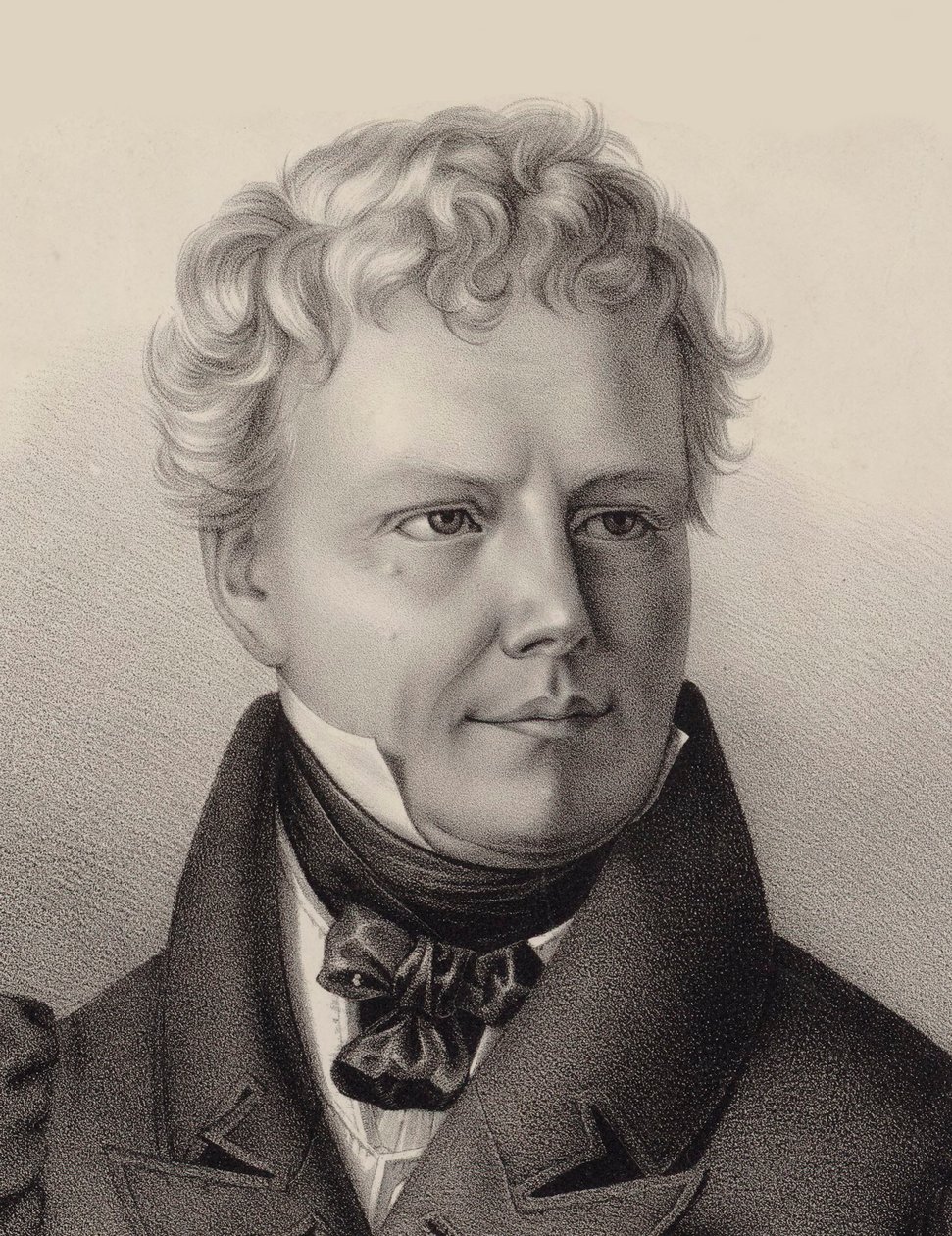 Retrato del compositor Xaver Schnyder von Wartensee 1786-1868, 1832 de Unbekannt