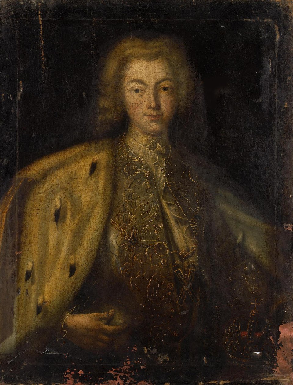 Retrato del Zar Pedro II de Rusia 1715-1730, siglo XVIII de Unbekannt