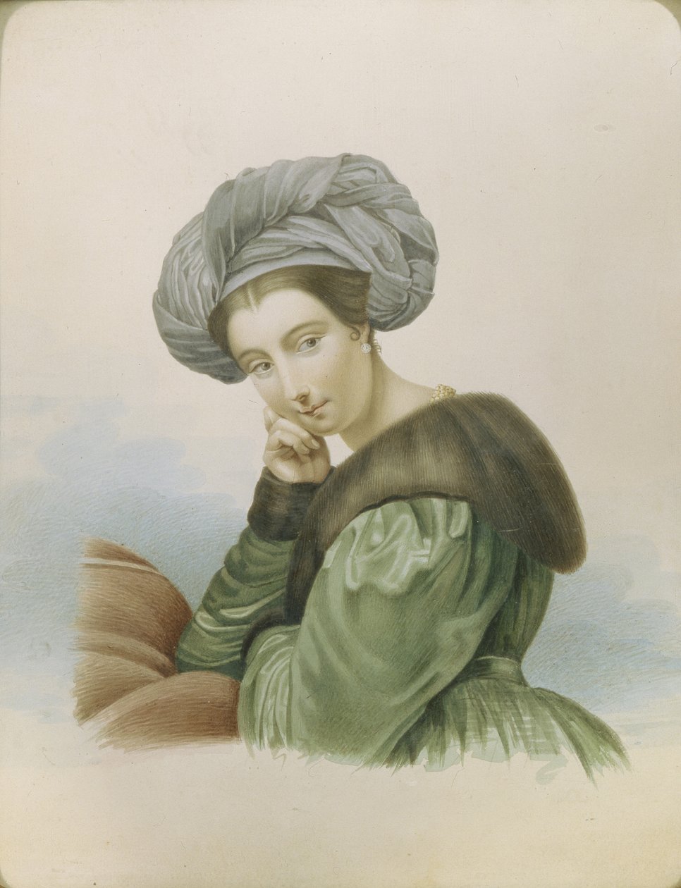Retrato de la actriz Ekaterina Semyonova 1786-1849, principios del siglo XIX de Unbekannt