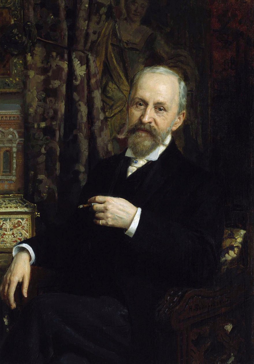 Retrato del arquitecto Alfred Parland, 1842-1919, siglo XIX de Unbekannt