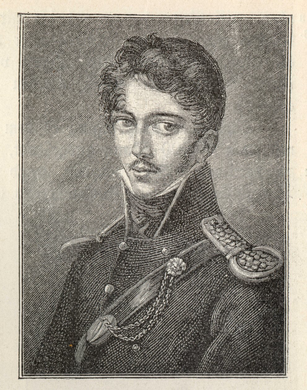 Retrato del autor Theodor Körner 1791-1813 de Unbekannt