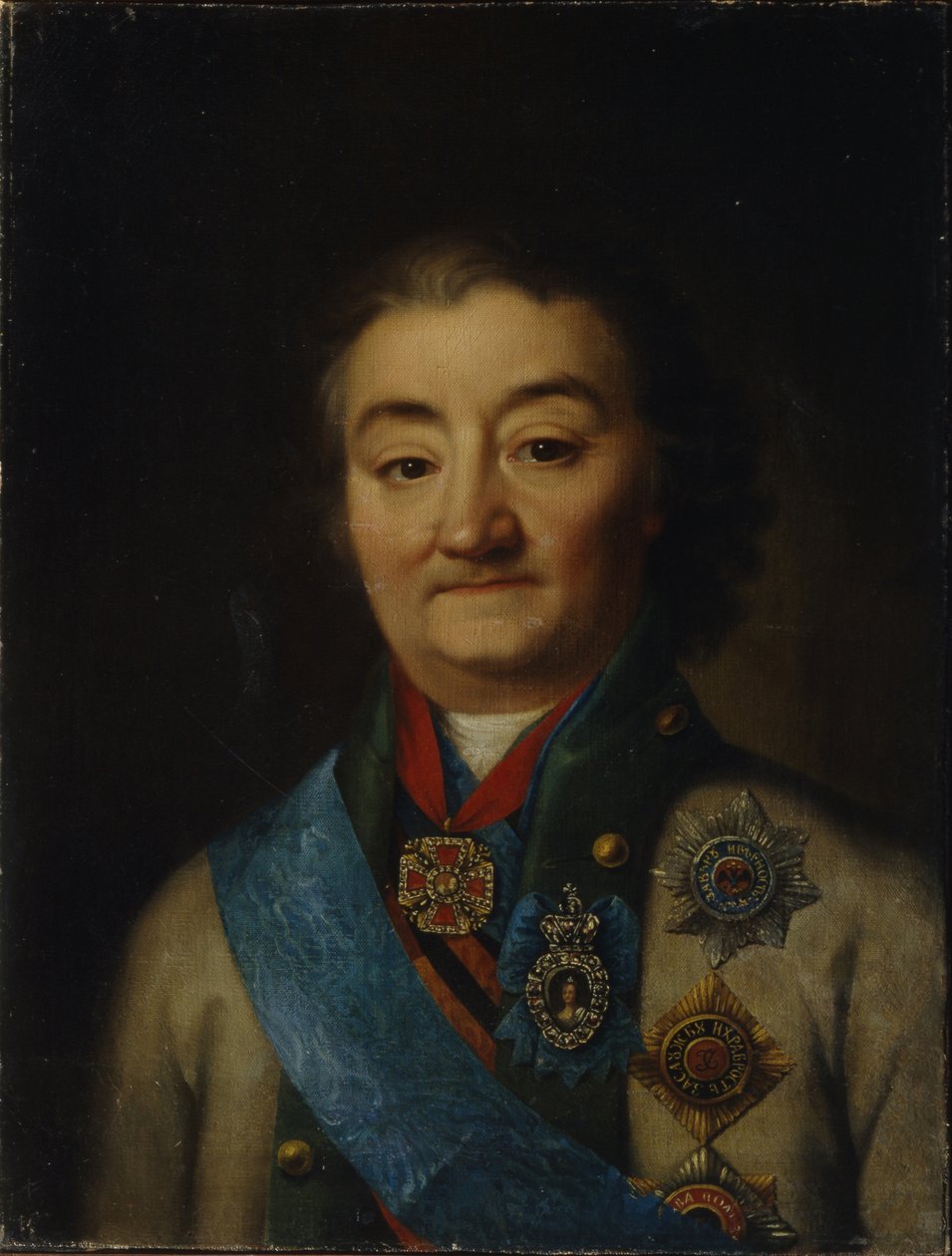 Retrato del comandante en jefe de la flota Conde Alexey Grigoryevich Orlov de Chesma 1737-1808, finales del siglo XVIII de Unbekannt