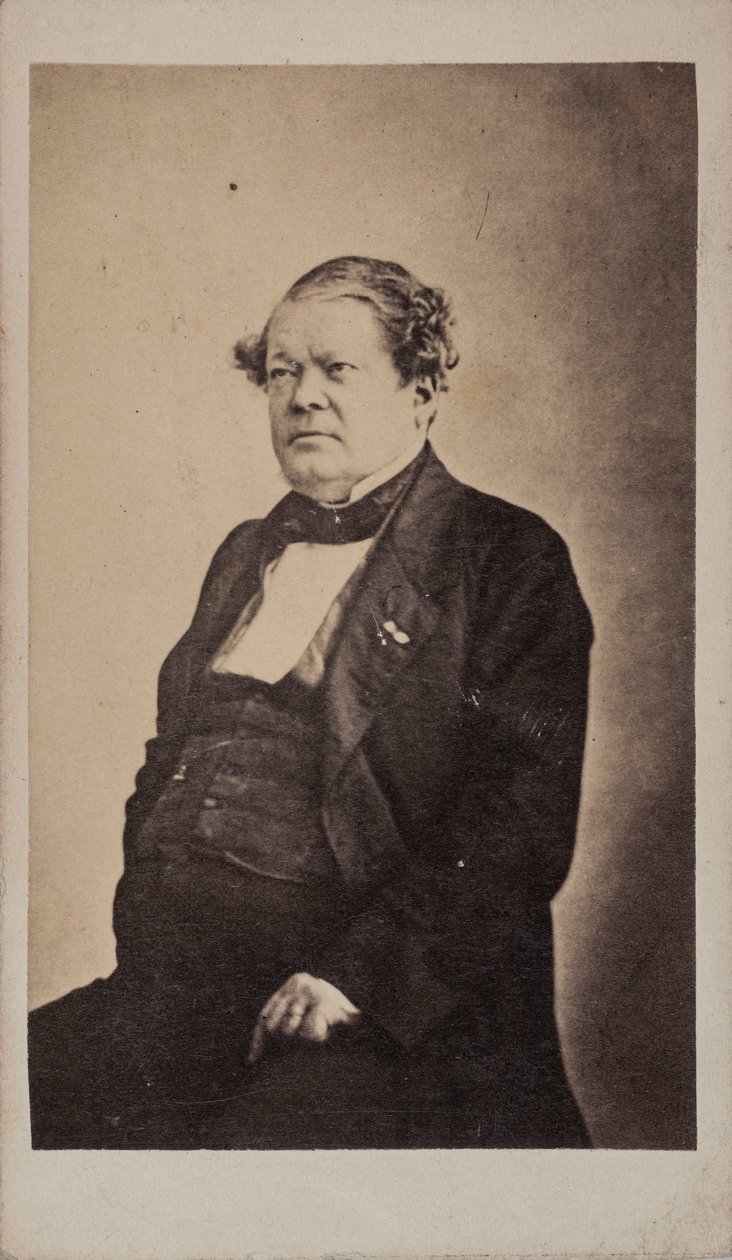Retrato del compositor Auguste-Mathieu Panseron 1796-1859, ca 1855 de Unbekannt