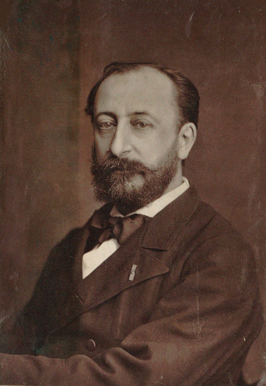 Retrato del compositor Camille Saint-Saëns 1835-1921, 1880 de Unbekannt