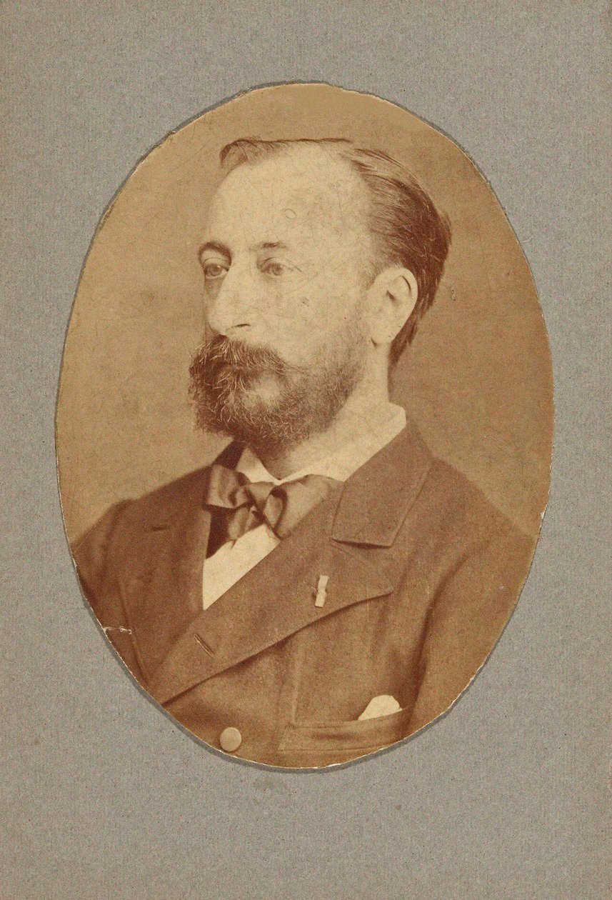 Retrato del compositor Camille Saint-Saëns 1835-1921, c. 1880 de Unbekannt