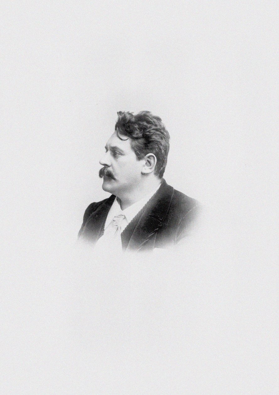 Retrato del compositor Eugen Lindner 1858-1915 de Unbekannt
