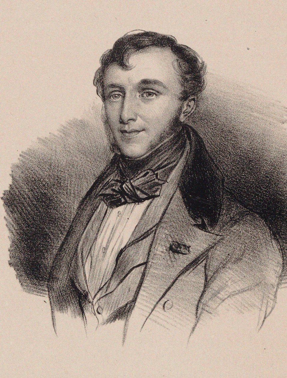 Retrato del compositor Friedrich Kalkbrenner 1785-1849 de Unbekannt
