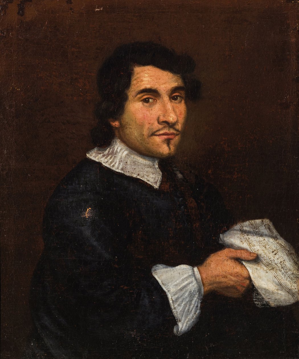Retrato del compositor Girolamo Frescobaldi 1583-1643, primer tercio del siglo XVII de Unbekannt