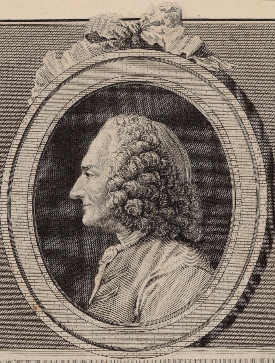 Retrato del compositor Jean-Philippe Rameau de Unbekannt