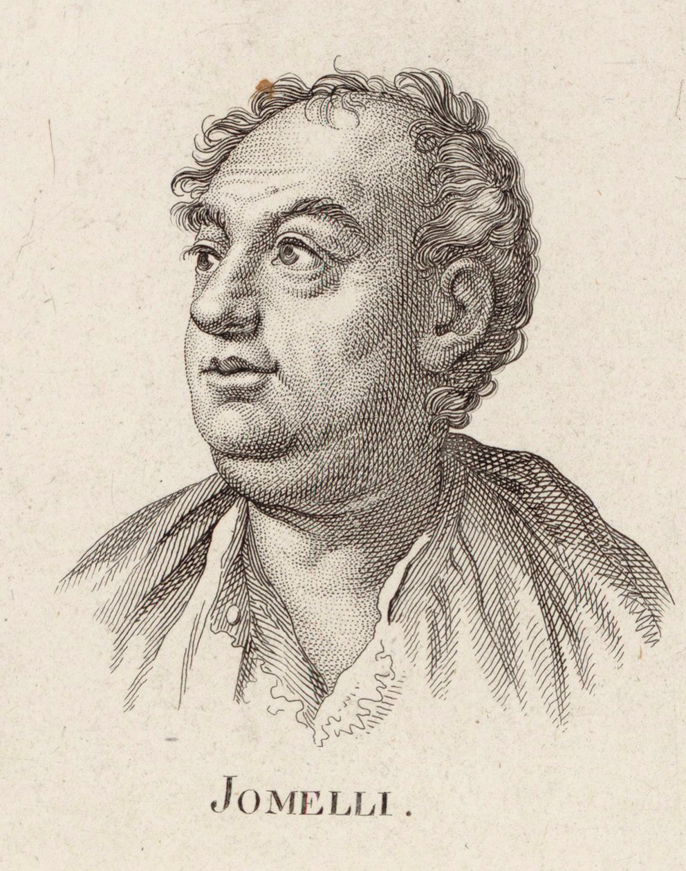 Retrato del compositor Niccolò Jommelli 1714-1774 de Unbekannt