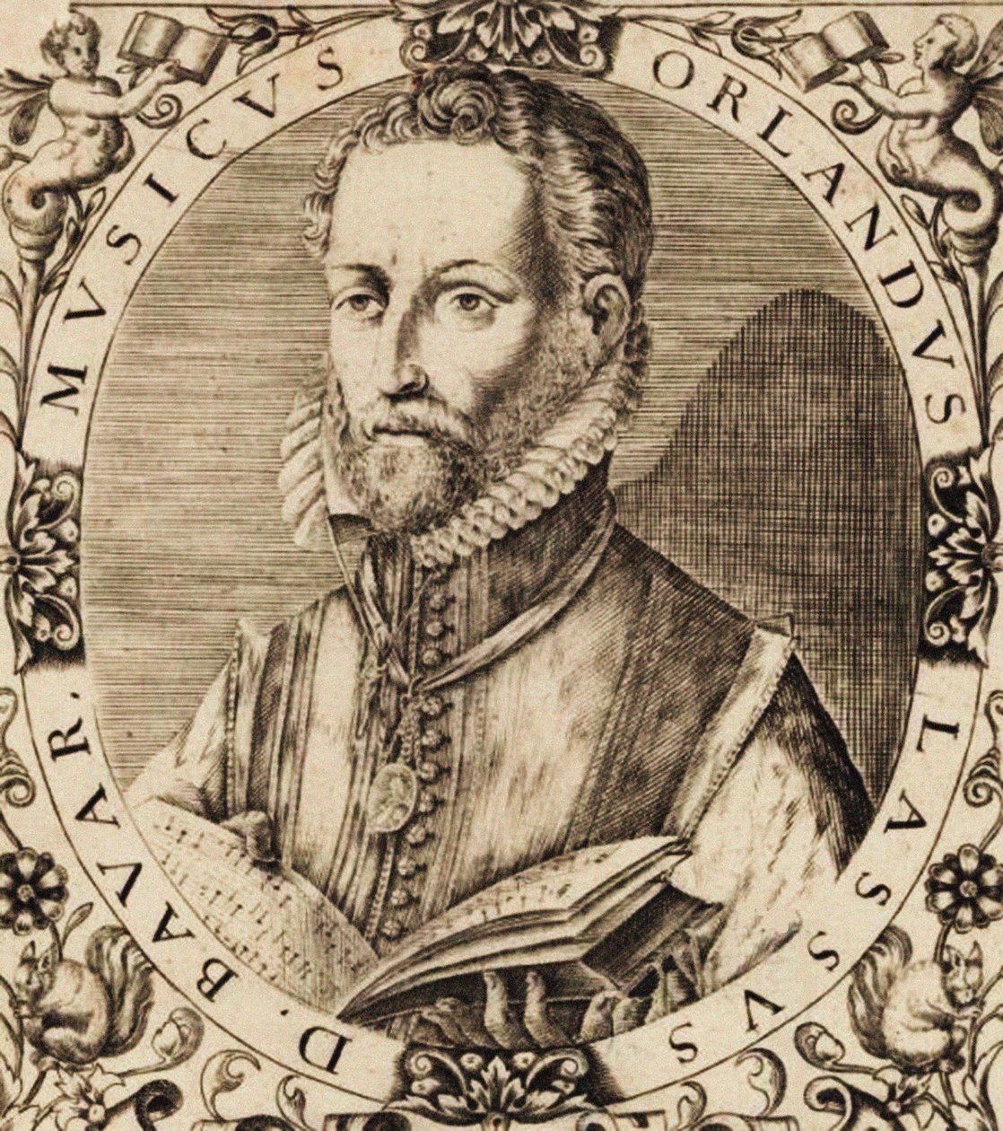 Retrato del compositor Roland de Lassus 1532-1594 de Unbekannt
