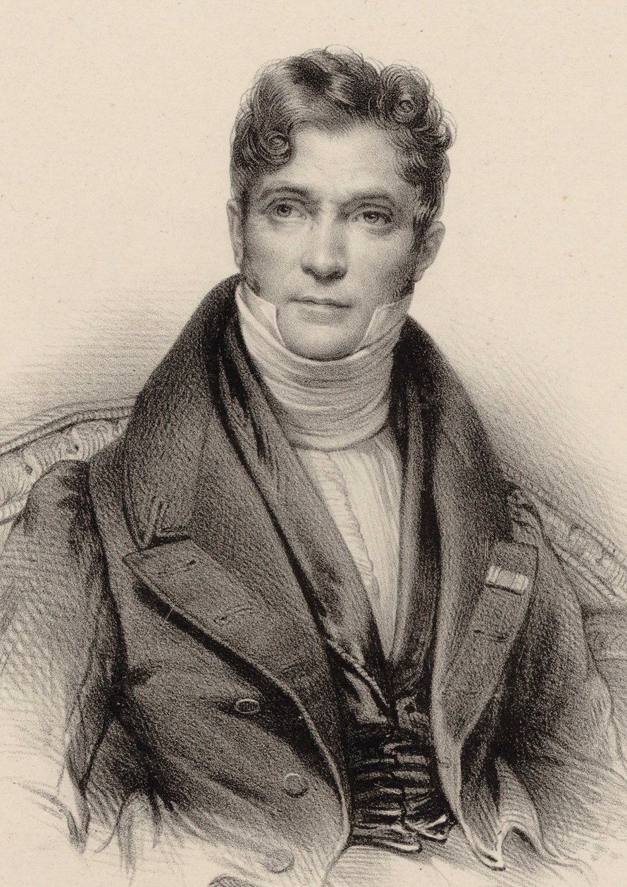 Retrato del director y compositor Gaspare Spontini de Unbekannt