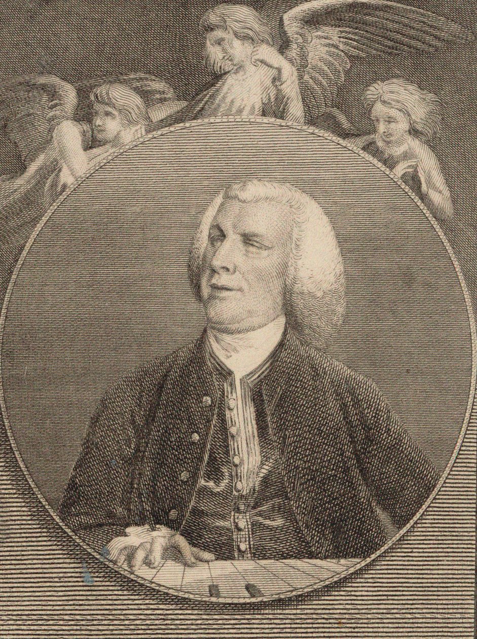 Retrato del organista y compositor John Stanley 1712-1786, 1784 de Unbekannt