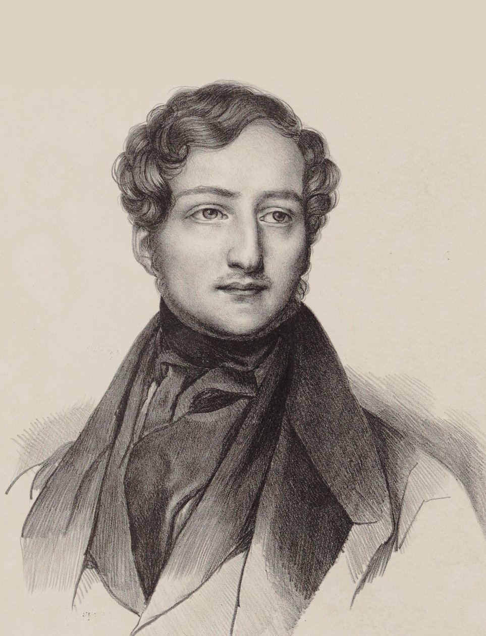 Retrato del pianista y compositor Sigismund Thalberg 1812-1871 de Unbekannt