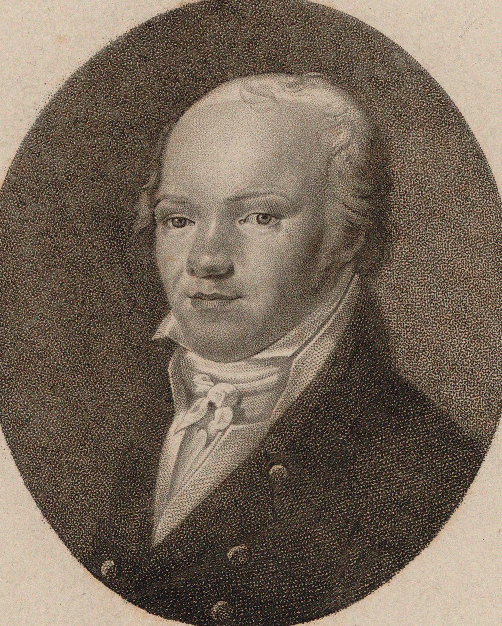 Retrato del violinista y compositor Andreas Romberg 1767-1821, c. 1800 de Unbekannt
