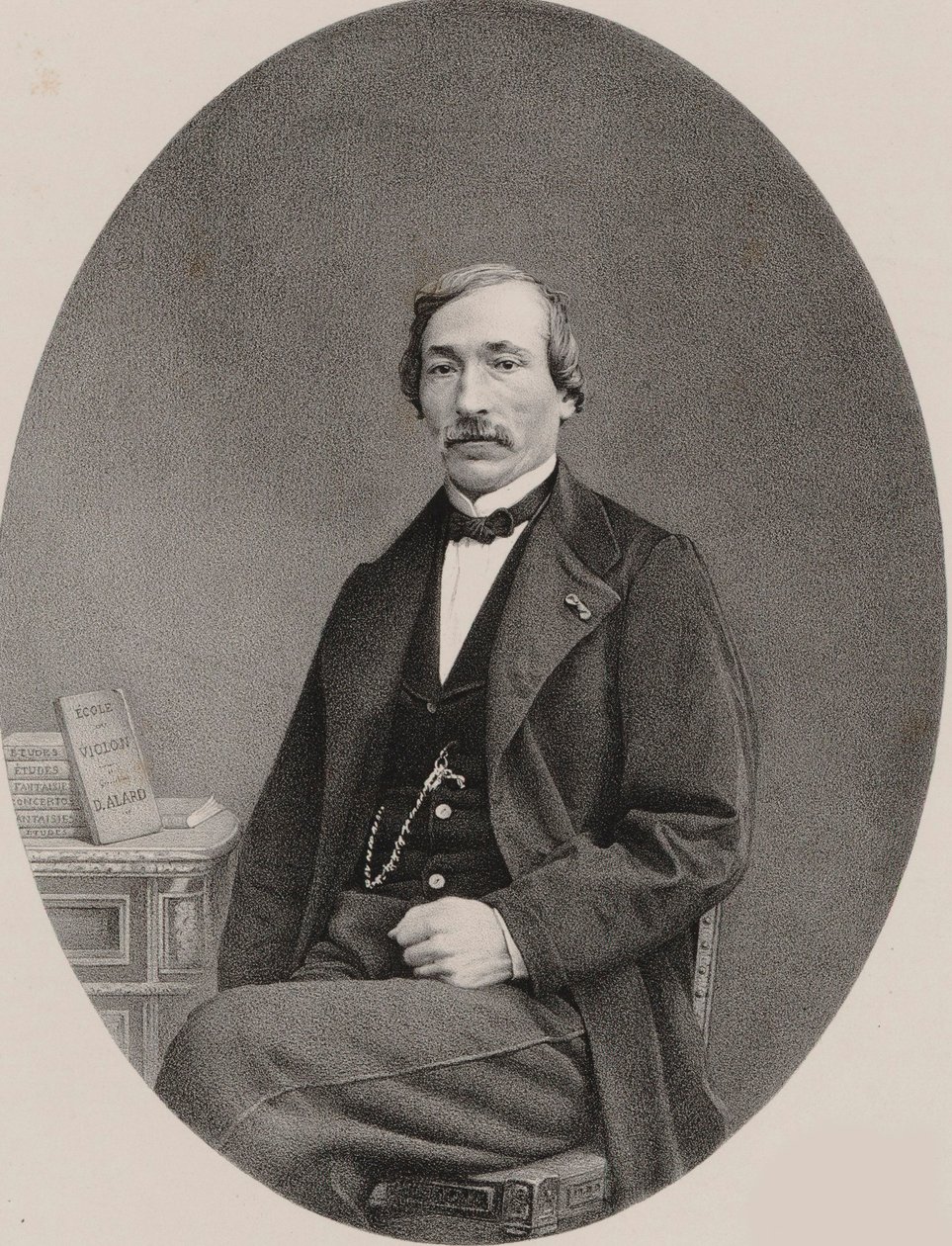 Retrato del violinista y compositor Delphin Alard 1815-1888, 1870 de Unbekannt