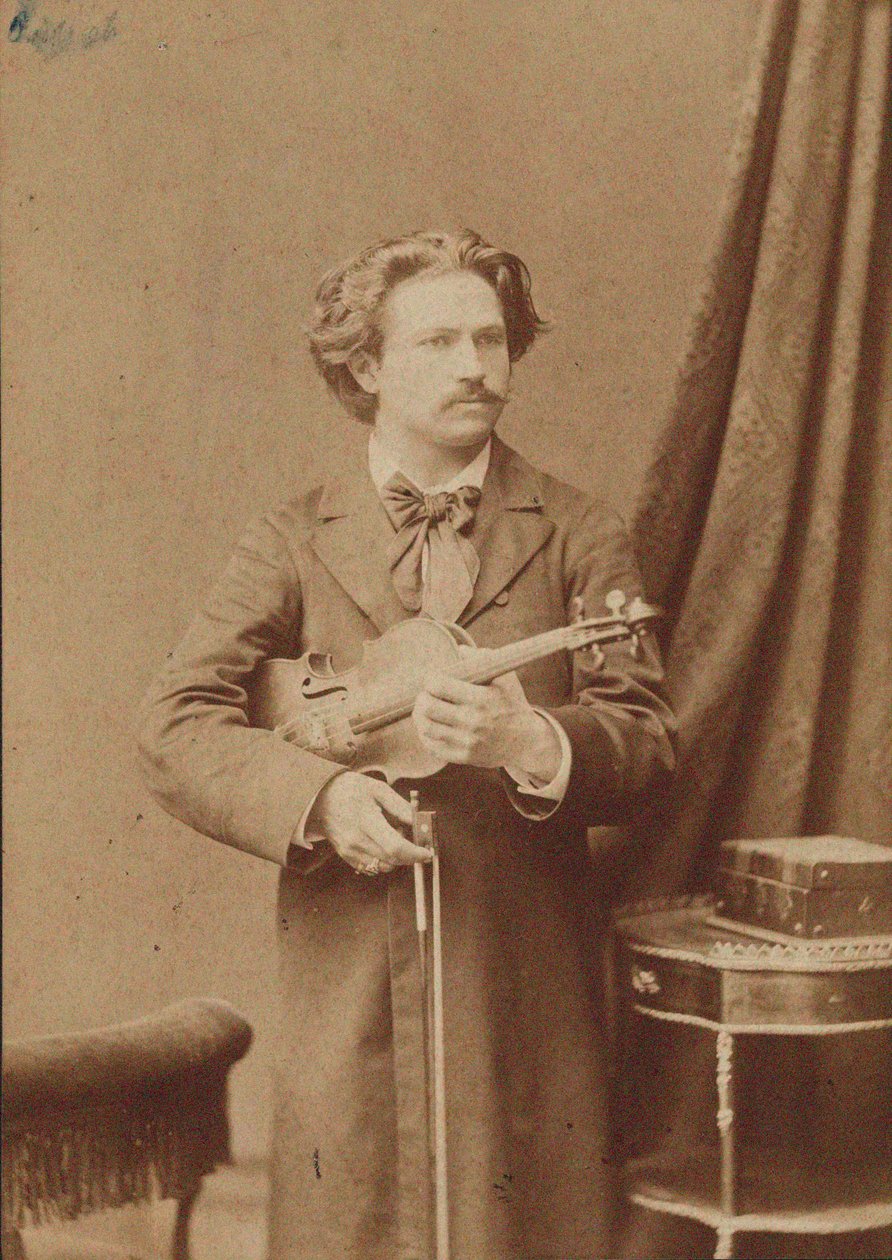 Retrato del violinista y compositor Frantisek Ondricek 1857-1922, 1882-1883 de Unbekannt