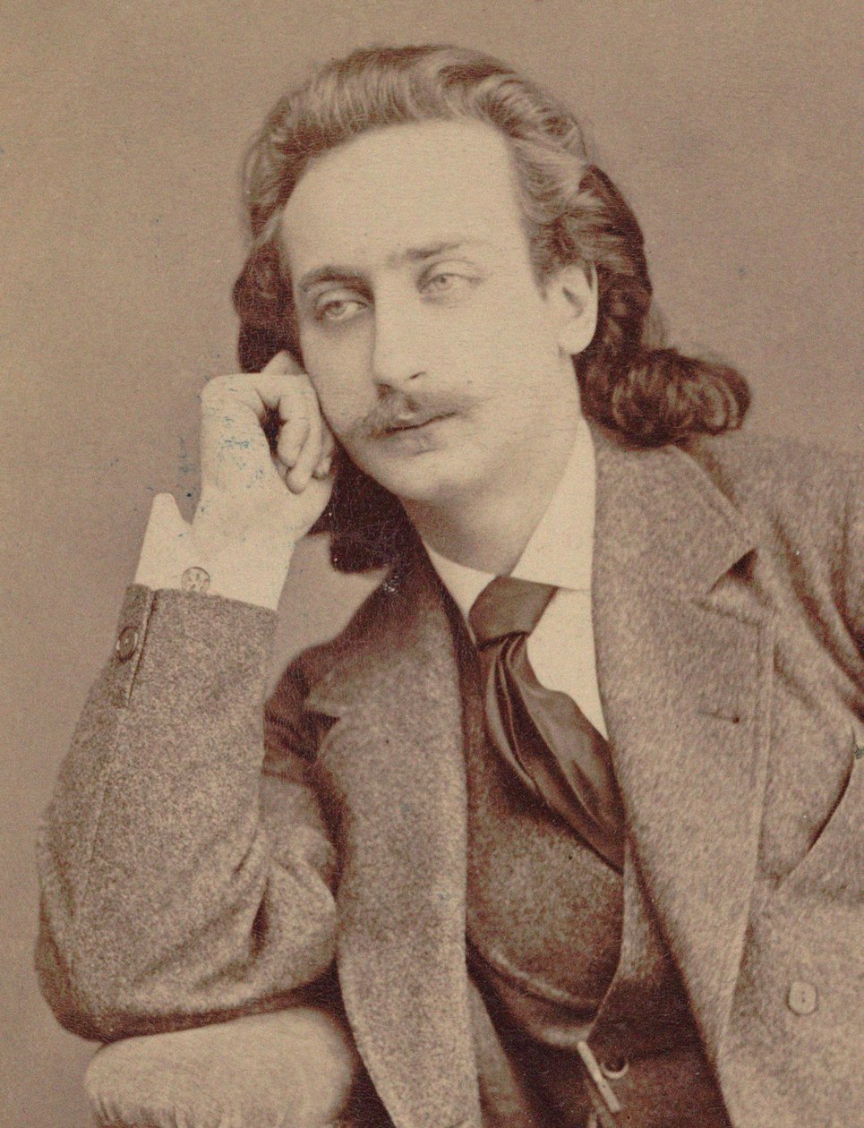 Retrato del violinista y compositor Henri Ketten 1848-1883 de Unbekannt