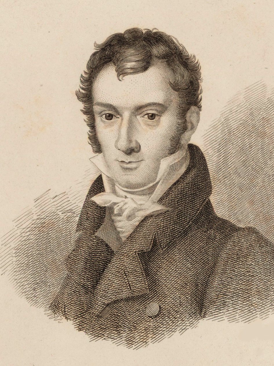 Retrato del violinista y compositor Josef Mayseder 1789-1863, 1824 de Unbekannt