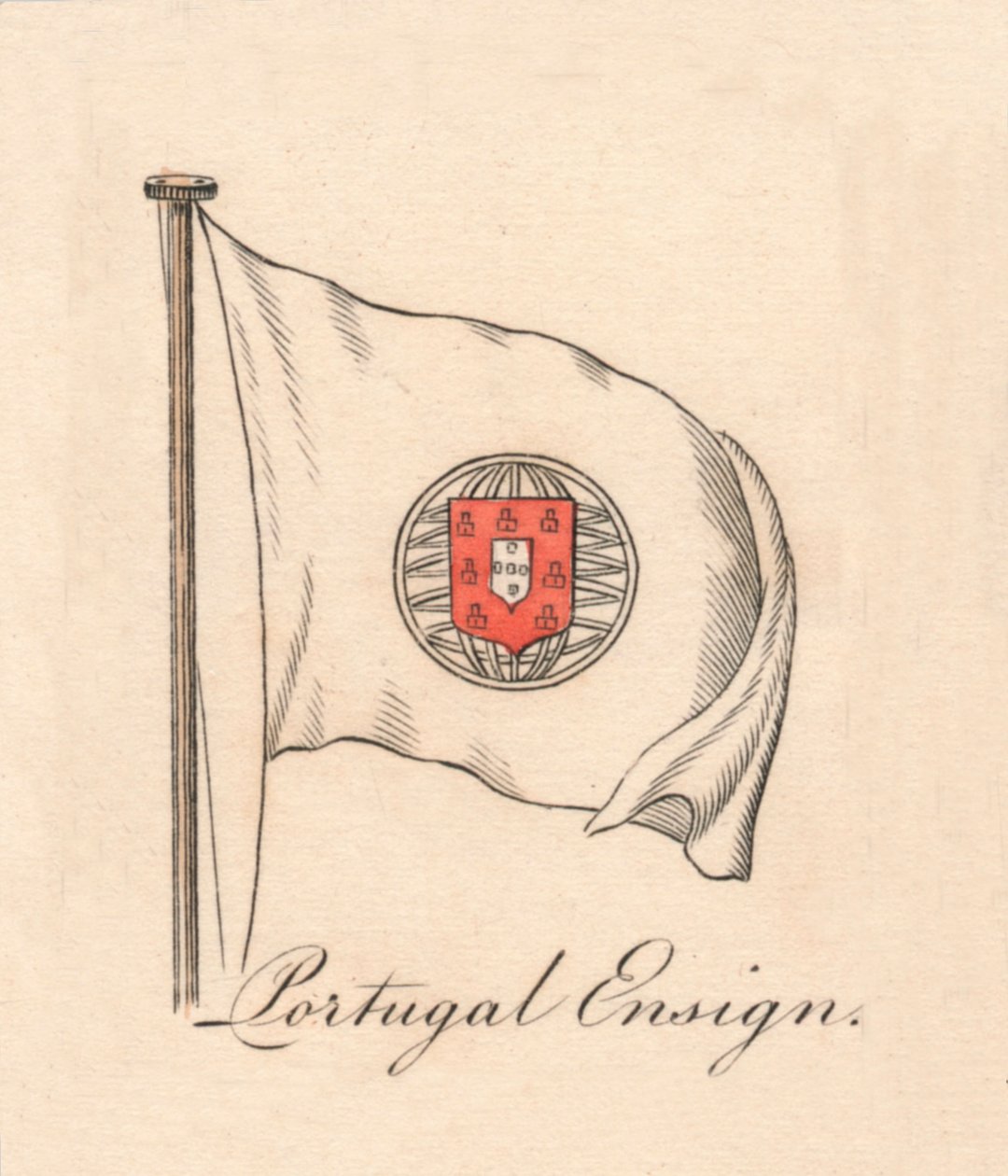 Bandera de Portugal, 1838 de Unbekannt