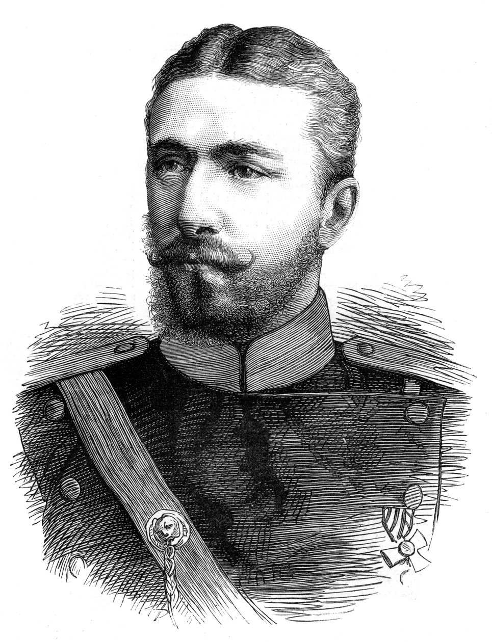 Príncipe Alejandro de Battenberg, primer príncipe de la Bulgaria moderna, siglo XIX de Unbekannt