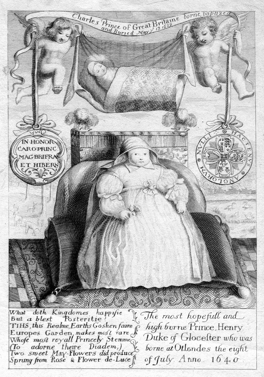 Príncipe Carlos y Príncipe Enrique, hijos del Rey Carlos I, siglo XVII, 1802 de Unbekannt