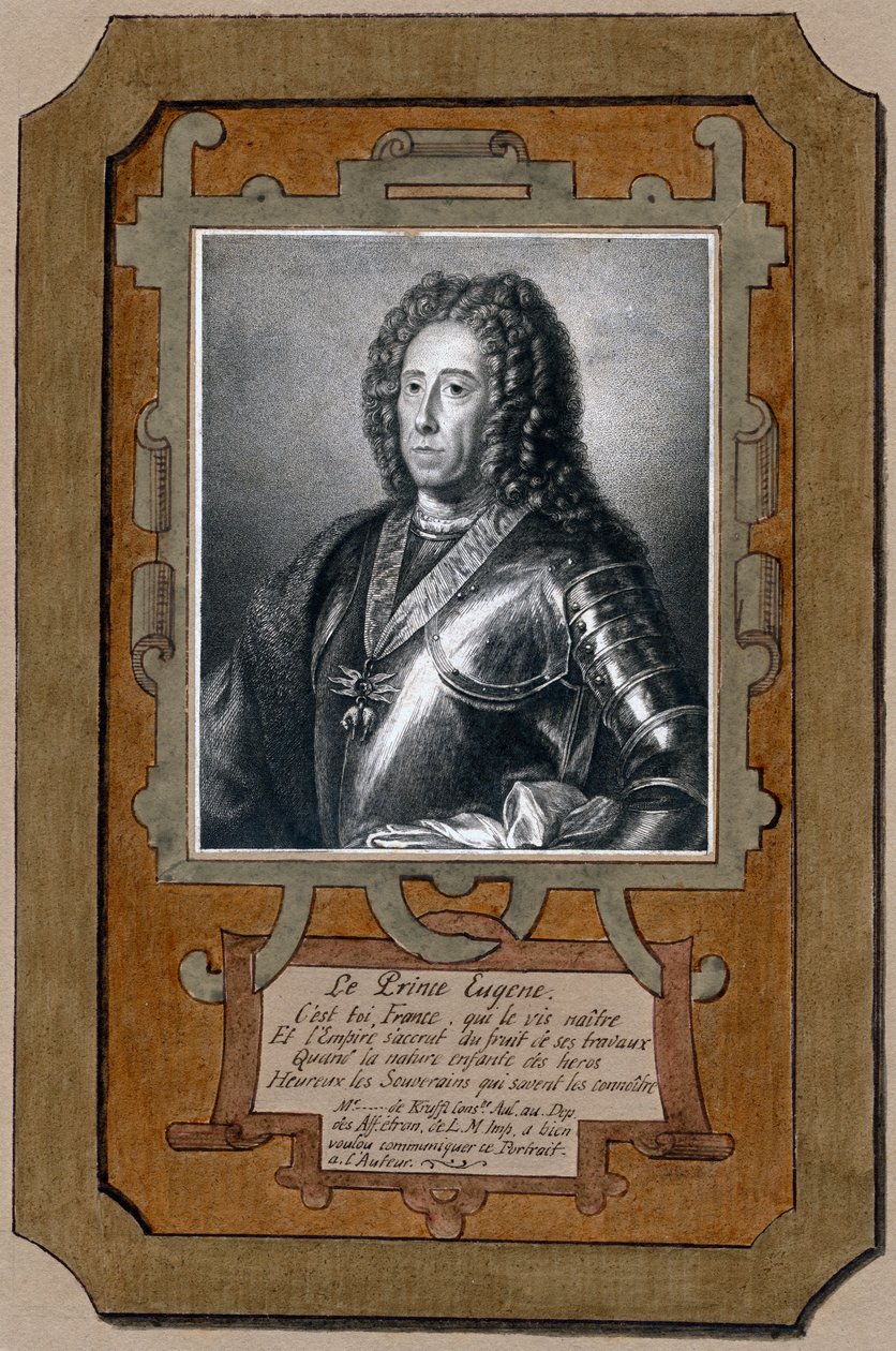 Príncipe Eugenio de Saboya, general en el ejército austríaco de Unbekannt
