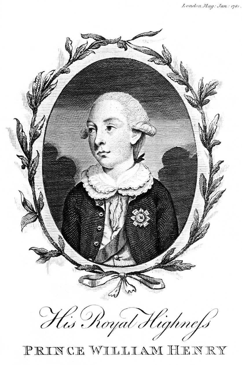 Príncipe William Henry, tercer hijo de Jorge III, 1781 de Unbekannt