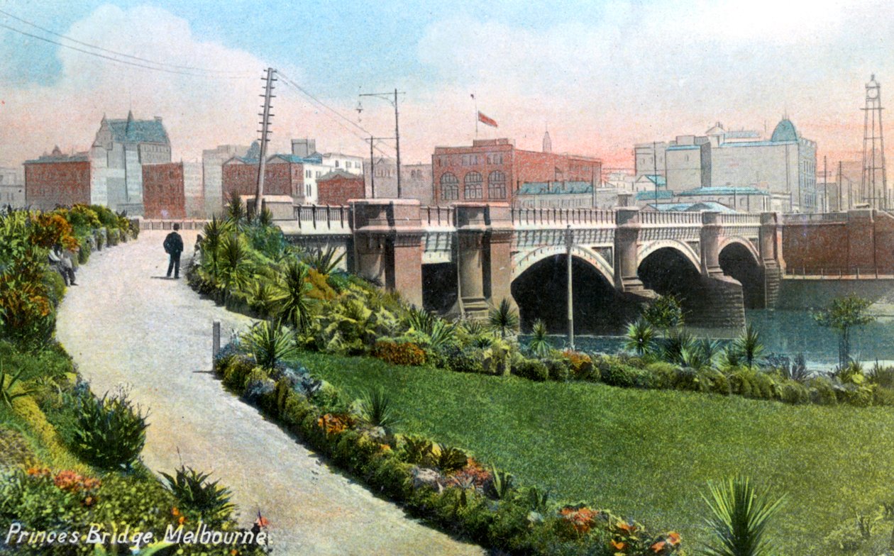 Puente de los Príncipes, Melbourne, Australia, 1912 de Unbekannt