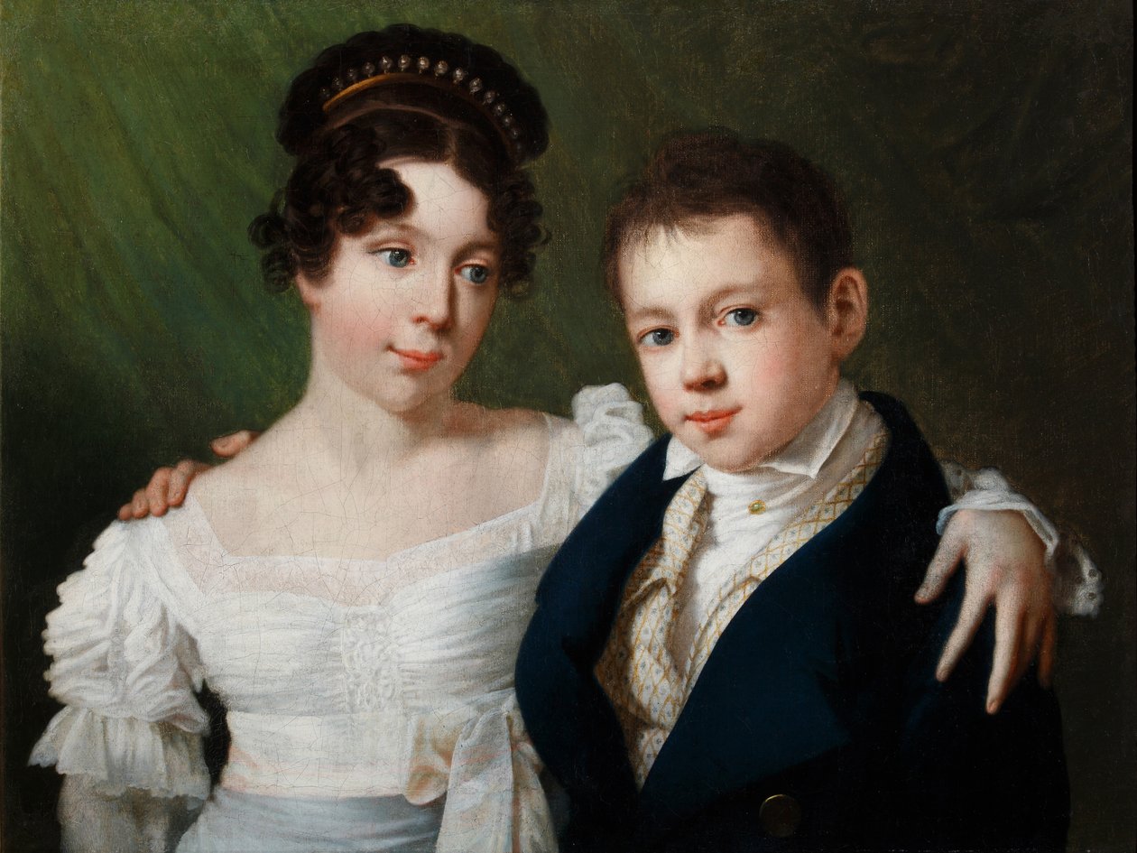 Princesa Alexandrine de Prusia 1803-1892 y Príncipe Alberto de Prusia 1809-1872, 1810s de Unbekannt