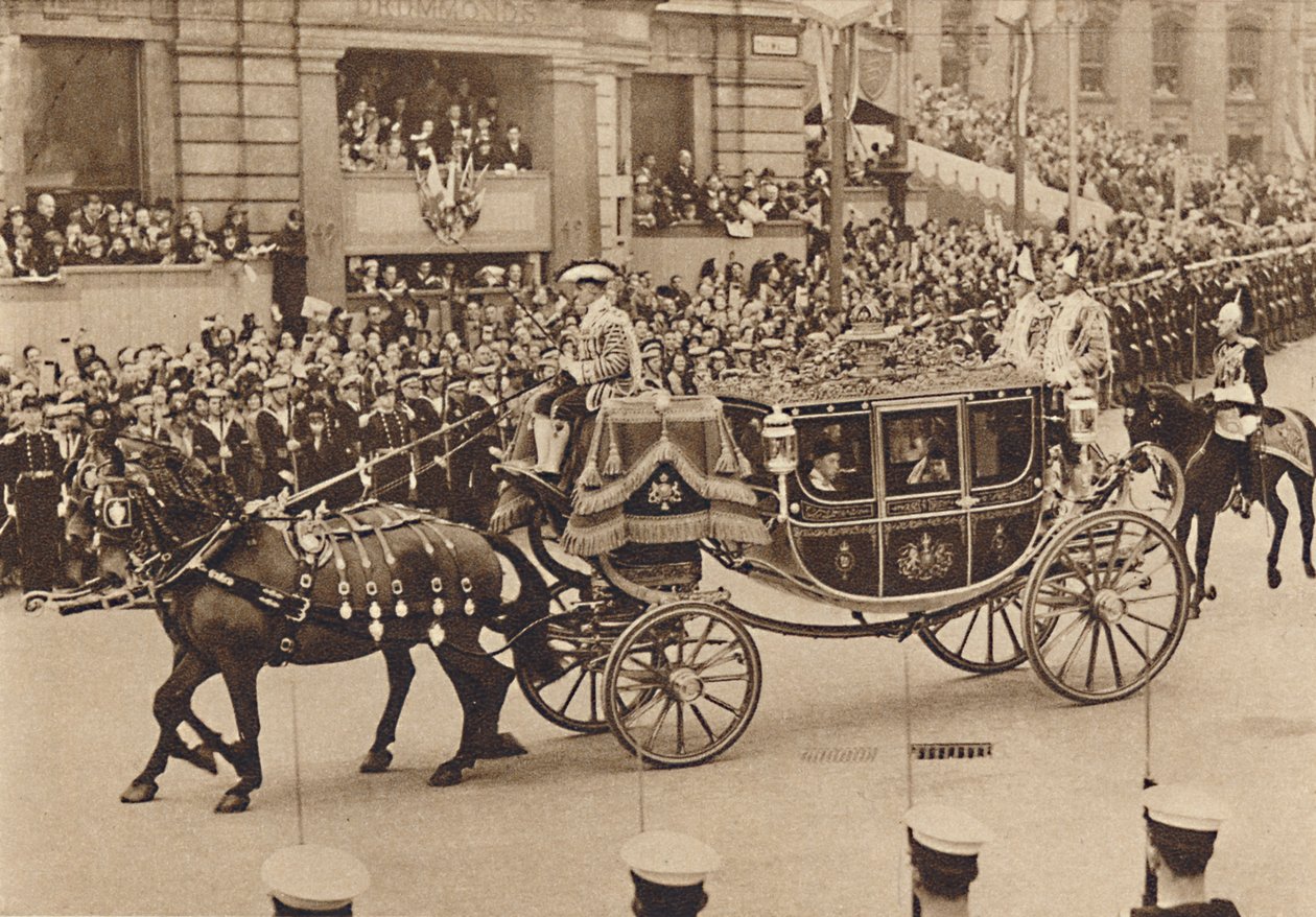 La princesa Isabel y su primo Lord Lascelles con la Princesa Real, 1937 de Unbekannt